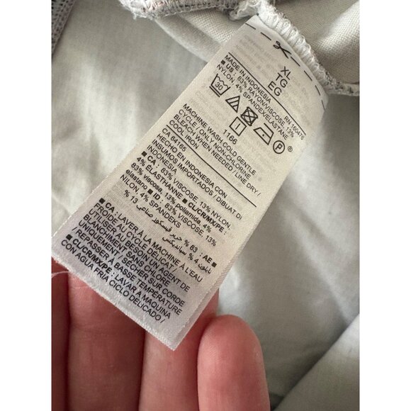 Old Navy Stevie High Rise Plaid Elastic Waist Stretch Knit Legging Pants Size XL - Picture 6 of 12